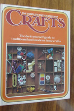 1975 COMPLETE ENCYCLOPEDIA OF CRAFTS  112 page hardcover book