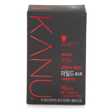 Korean Instant Coffee Mix Maxim KANU MILD ROAST AMERICANO 10sticks GONG YOO