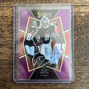 2021 Panini Select - Kyle Pitts - Rookie Premier Level Purple Prizm /75