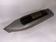 Barca A Vapore in metallo artigianale vintage