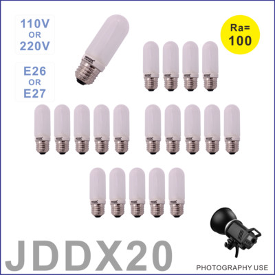 20 Pack JDD Bulb Photo Studio Modeling Light 150W E27 E26,For Bowens Interfit 
