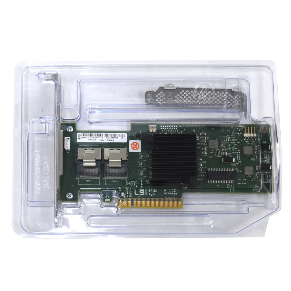 Lenovo LSI MegaRAID 9240-8i SAS 6Gbps 8-Ports PCIe 2.0 RAID Controller 03T6739 - Image 2 of 4