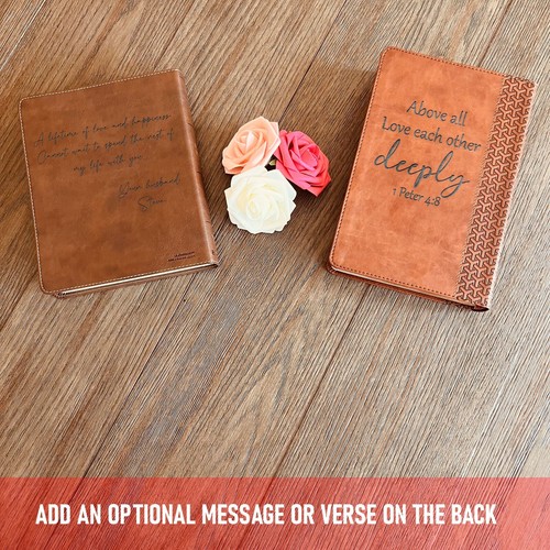 Personalized Bible for Men, ESV Large Print, Customized Bible with Name Engraved - Picture 6 of 8