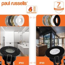Recessed GU10 Downlight Ceiling Spot Lights Fire Rated Fitting IP65 Downlighters