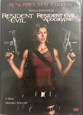 Resident Evil & R E Apocalypse (2-DVD)- You Can CHOOSE WITH OR WITHOUT A CASE