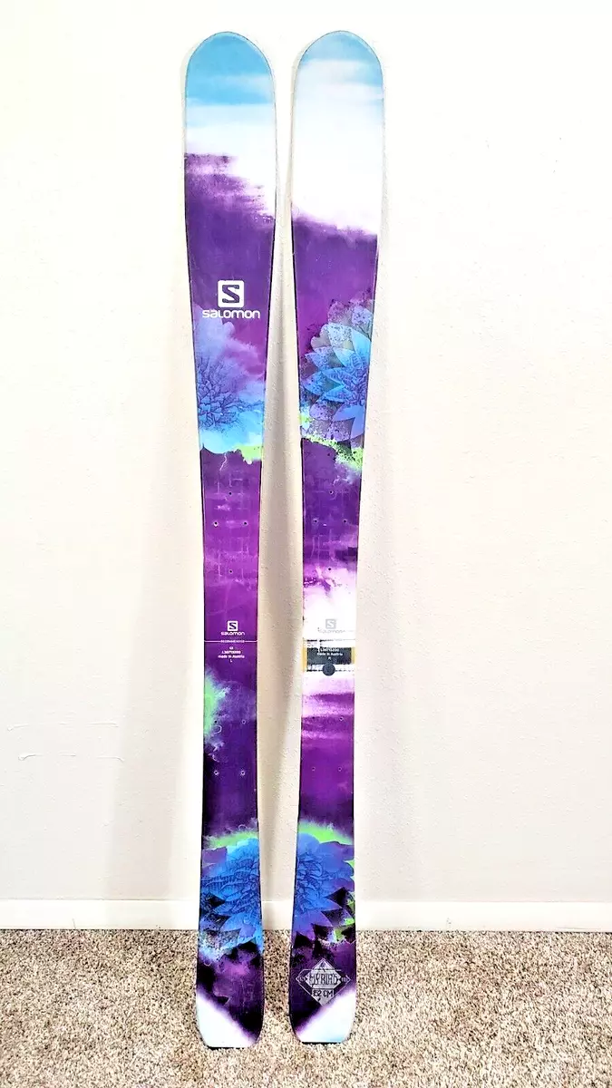 152 cm SALOMON MYRIAD Q 83 All Mountain Rocker Women s Skis NO Bindings