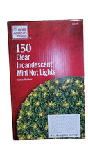 Home Accents 150 Clear Incandescent Mini Net Lights New