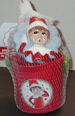 the elf on the shelf A Christmas tradition Bath Squirter and Rinse Cup NEW