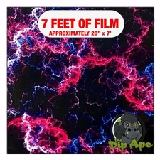 Hydrographic film Galaxy #10 7' x 20" hydro dip dipping