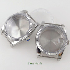 39mm/36mm Sapphire Watch Case Fit NH35 Miyota8215 DG2813 ETA2824 Jubilee Strap