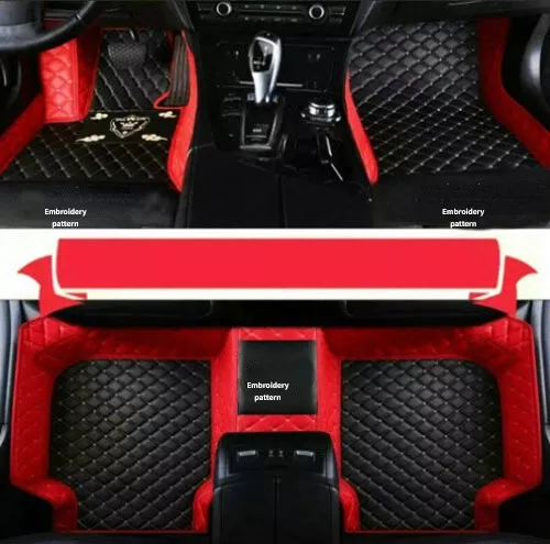 Für Chevy Alle Modelle Luxus Custom Fußmatten Wasserdichte Anti-Rutsch Teppiche - Bild 9 von 34