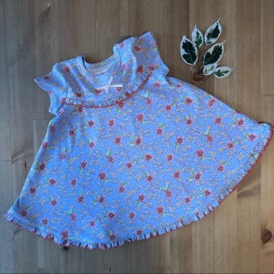 NEW Baby Lulu LOTUS BATIK Dress sz 18M
