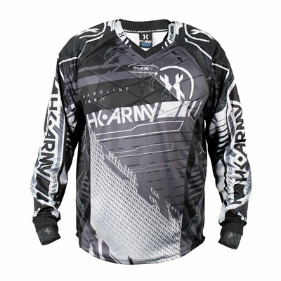 HK Army Paintball Hardline Playing Jersey - Fire Red/Black - Large L