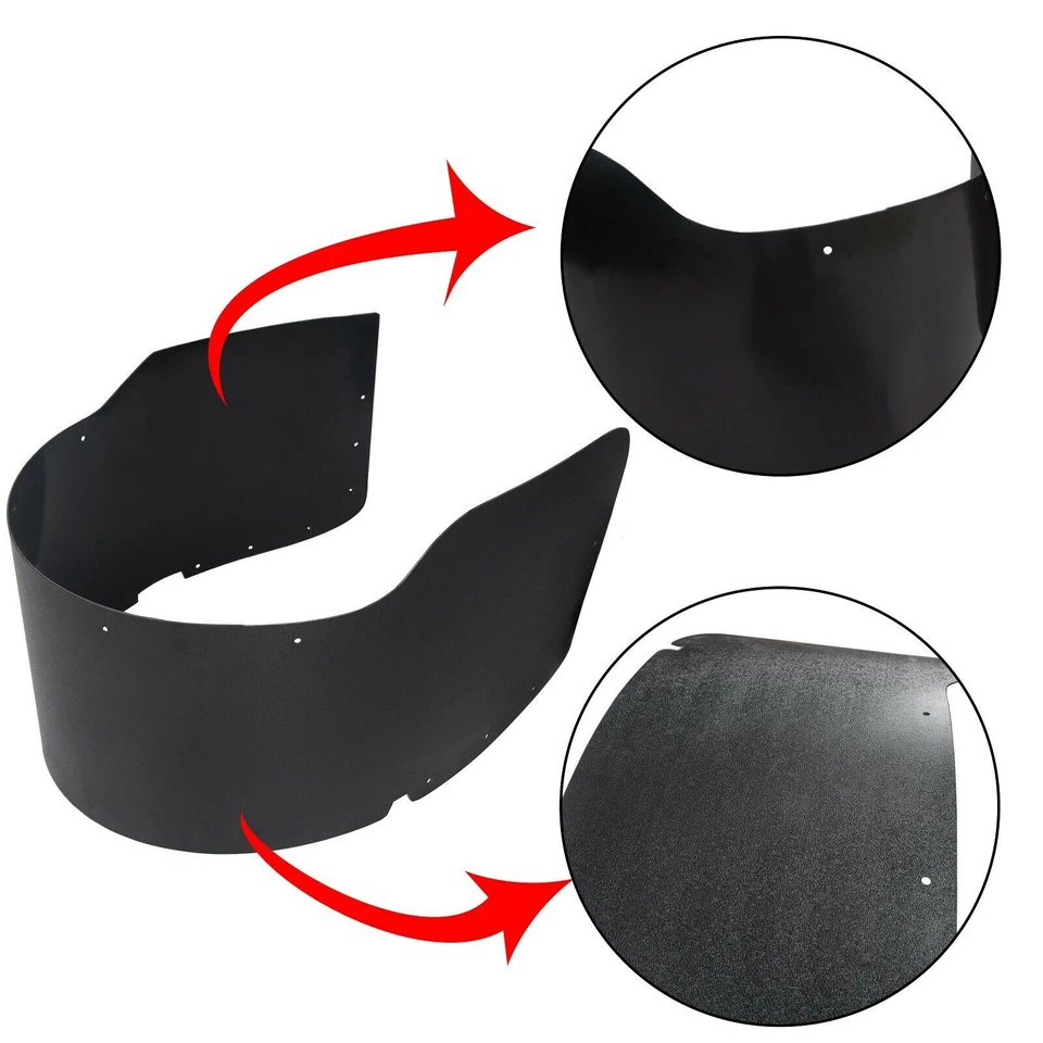 For 99-10 Ford F350 F450 Super Duty Left Rear Bed Inner Fender Liner w/ Hardware Foto 2 de 4