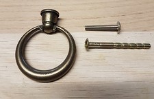 Antique Finger Pull Swing Ring Drop Kitchen Cabinet Drawer Cupboard Knob Handle