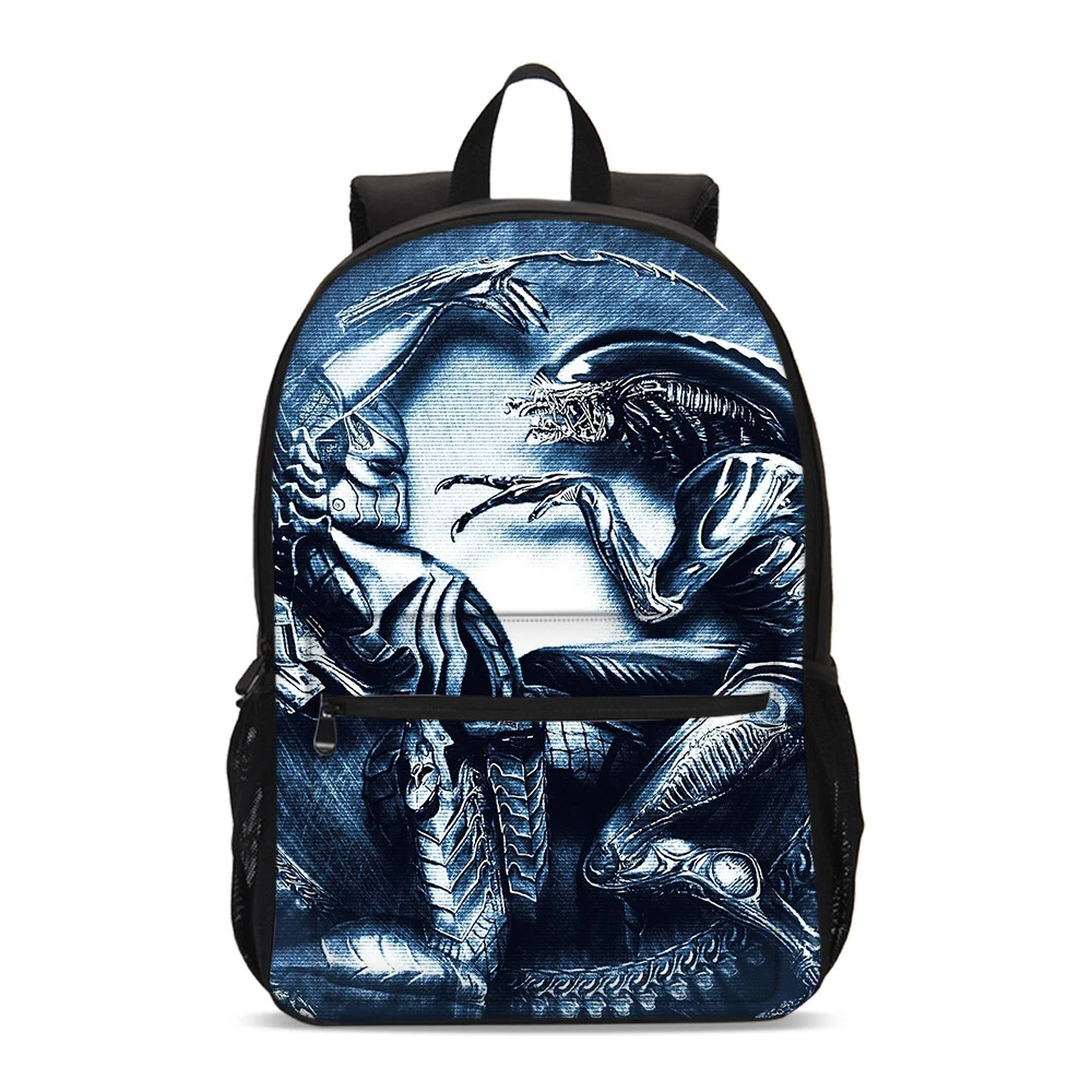 Aliens Vs Predator Movie Students Backpack, School Bag, Back To School Gift