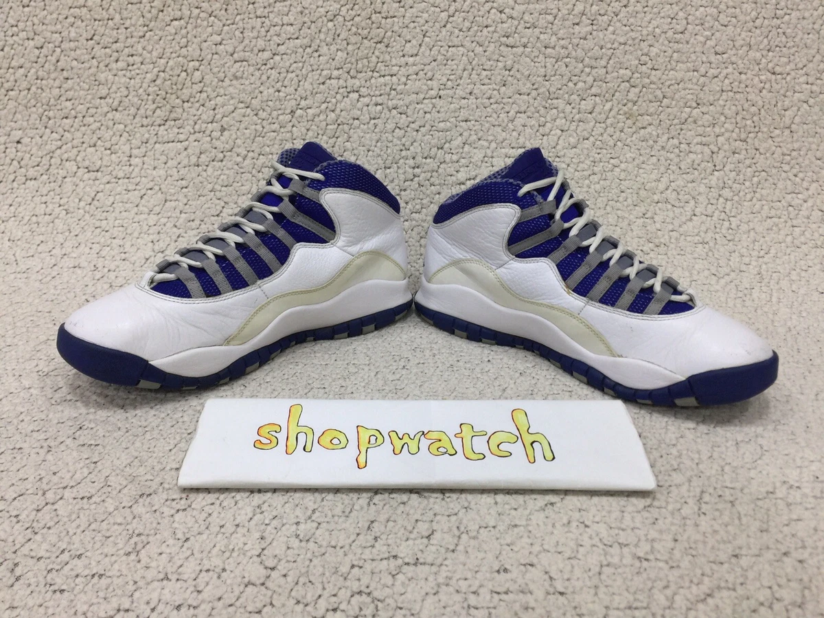 ⭐️ Nike Air Jordan 10 Retro TXT Old Royal Sneakers 487214-107 Size 8.5