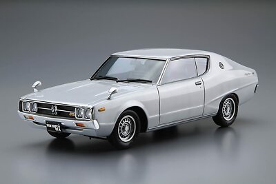 日産スカイラインHT2000GT―X 1/24 Aoshima 1/24 Scale Nissan GC111 Skyline HT2000GTX-E/S 1976 Plastic