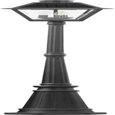 Outdoor Solar Lamp Post Light with Motion Sensor, Dusk to Dawn Waterproof Pole L