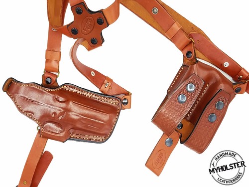 Shoulder Holster with Double Mag Pouch for GLOCK29 , MyHolster - Picture 10 of 10