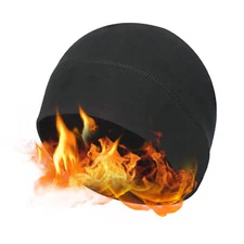 Tactical Skull Cap Fleece Beanie Winter Ski Snow Hat Watch Cap for Cold Weather