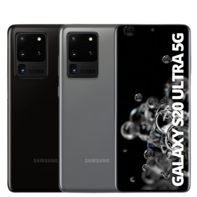 Samsung Galaxy S20 Ultra 5G SM-G988U1 128GB FULLY Unlocked Smartphone -OPEN BOX-
