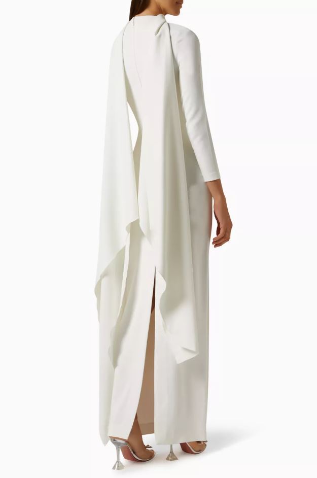 AUTH Solace London The Luisa Maxi Dress in Cream UK 48101416