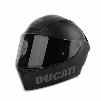 Ducati Logo Dark Helmet By Suomy Size XL
