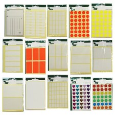 Ivy Stationery Various Stickers Dots Labels Tags Self Adhesive Multi Discounts
