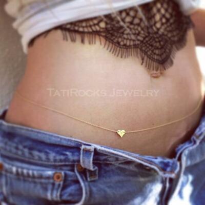 Women's Waist Chain Body Jewelry | Rhinestone Belly Bikini Chain Beach Style