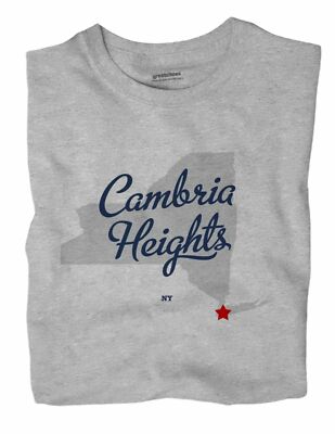 Cambria Heights New York NY T-Shirt Queens MAP