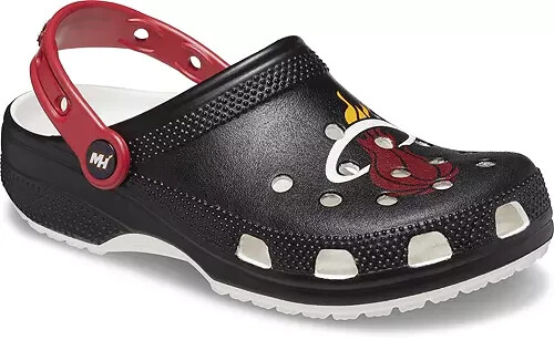 Crocs NBA Miami Heat Classic Clogs Black 208861-001  display picture 1