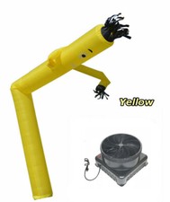 New Yellow 20Ft Air Inflatable Dancing Wind Dancer Sky Puppet with 750W Blower