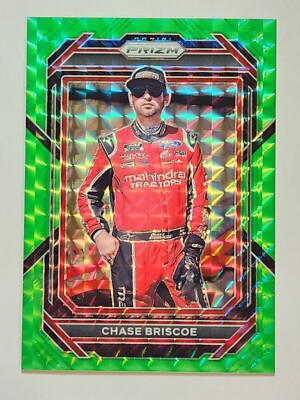 2023 Panini Prizm NASCAR Racing #32 Chase Briscoe Reactive Green Prizm #214/249