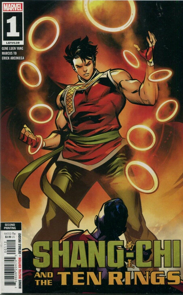 Shang-Chi and Ten Rings #1 2022 Marcus To 2nd Printing Marvel