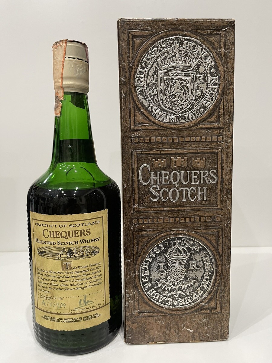 Chequers 12 Yo Blended Scotch Whisky John McEwan 75cl 40% Nr: A