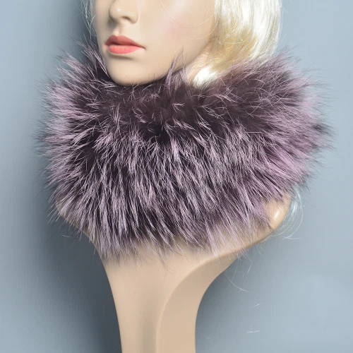 Damen Echtfell Schal warm weich Strick elastisch Echtfell Stirnband Naturfell Schals - Bild 50 von 52