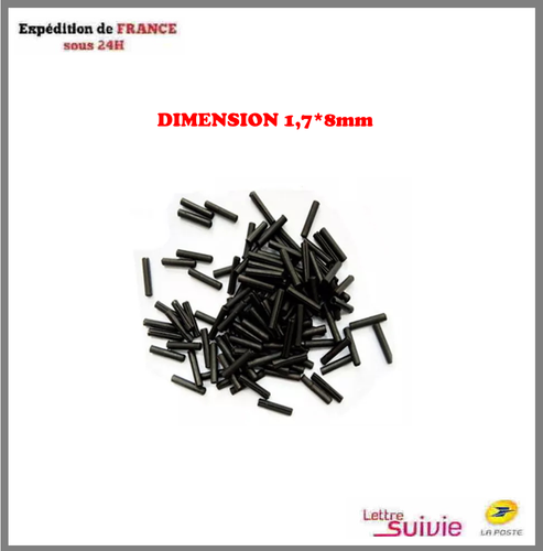 Lot de 10 goupilles fendues en métal pour moteur hors-bord portable Lot de 10 goupilles fendues en métal pour moteur hors-bord portable