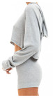 ETERNE SALE $100 off Ultra Soft Waffle Knit Thermal Biker Shorts Gray Large  NWT — photo 10