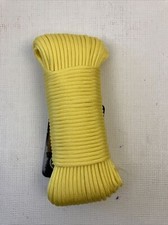 Koch 5550736 Diamond Braided Rope, 5/32 Inch x 100 Feet Yellow Paracord 550 New