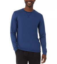 32 Degrees Men's Crewneck Long Sleeve Pajama Shirt Space Size 2XL 4293