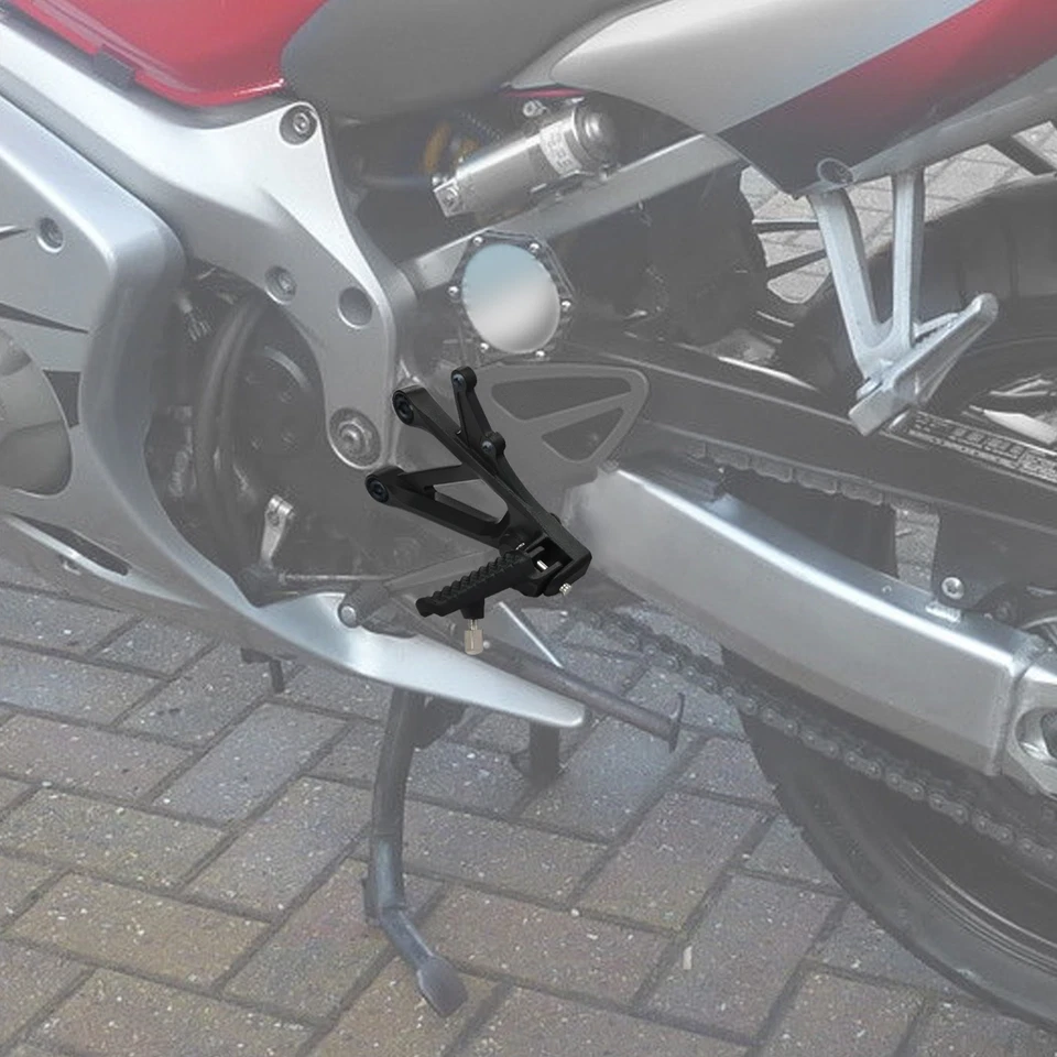 Soporte de montaje de reposapiés delanteros para Honda CBR600F4 99-00 CBR600F4i 01-06 Foto 2 de 4