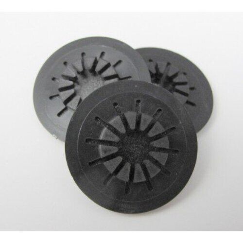 25 Black Self Adhesive CD DVD Spiders Centres Middles Inserts Shiny Rosettes HQ - Afbeelding 9 van 19