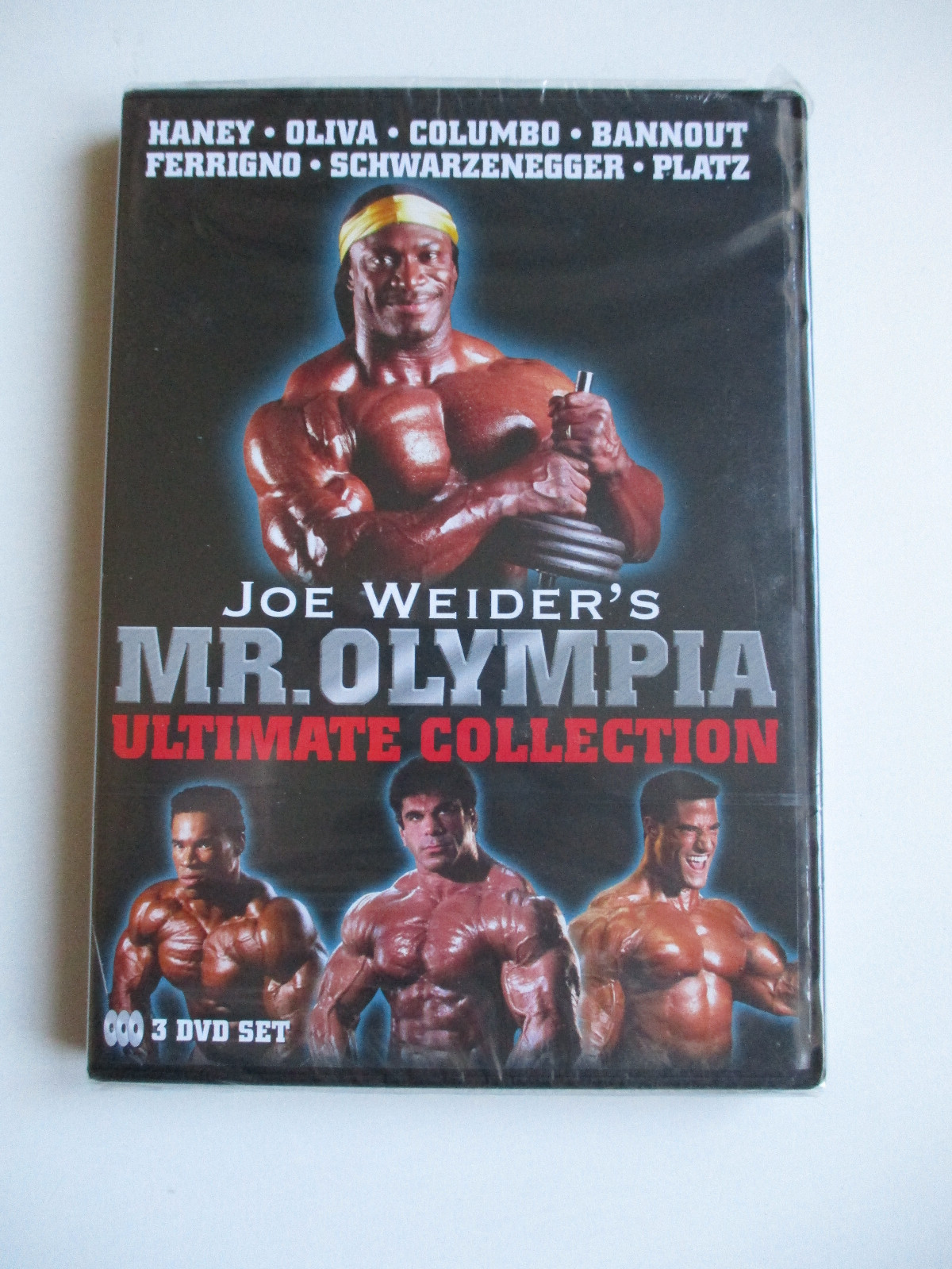 NEW & SEALED 3xDVD JOE WEIDER'S MR OLYMPIA ULTIMATE COLLECTION SCHWARZENEGGER...