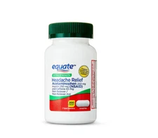 Equate Extra Strength Headache Relief Caplets, 250mg, 200 Count