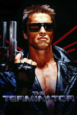 Retro Blechschild THE TERMINATOR 1984 Film Movie 30 x 20 cm Metallschild (0693)