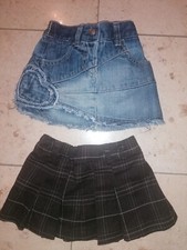 2x Rock Jeans Schottenmuster, Gr&ouml;&szlig;e 80, braun kariert