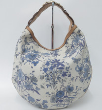 Autentica borsa a mano Gucci Flora in pelle canvas I#49798
