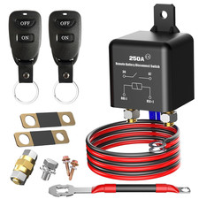 Side Post Remote Battery Disconnect Switch Kit 12V 250A Heavy Duty Quick Kill Pr