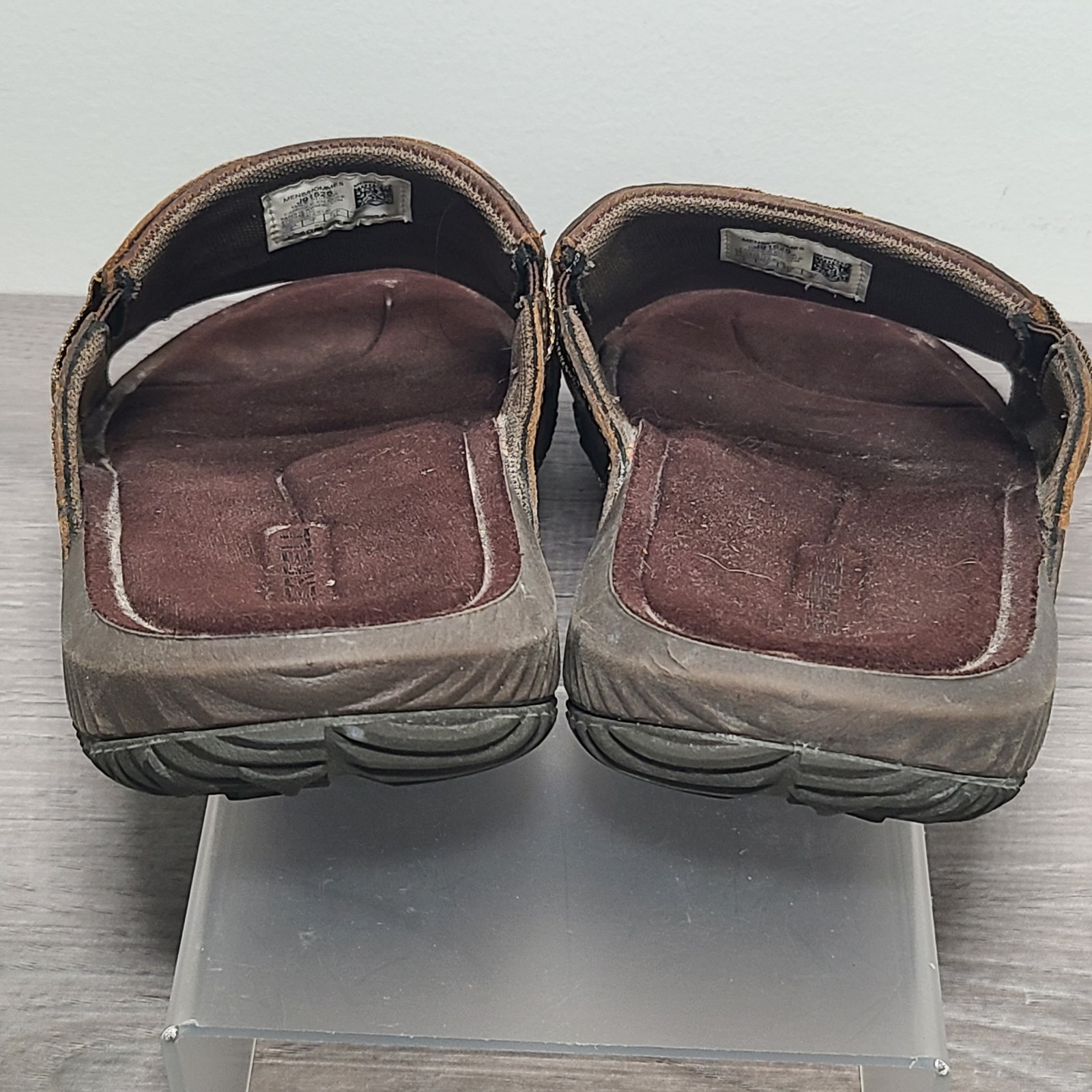 Merrell Uomo Terrant Slide Pelle Marrone J91525 Taglia 8